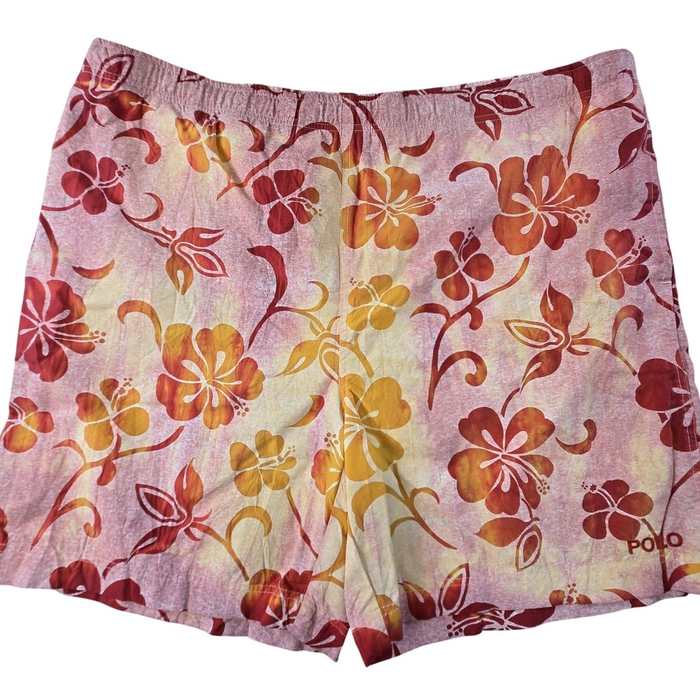 Polo Sport Swim Shorts Mens‎ XL Multicolor Floral Mesh Lined Built-In Brief